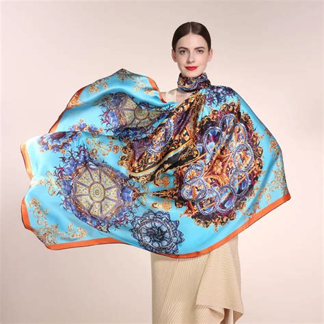 designer silk scarves